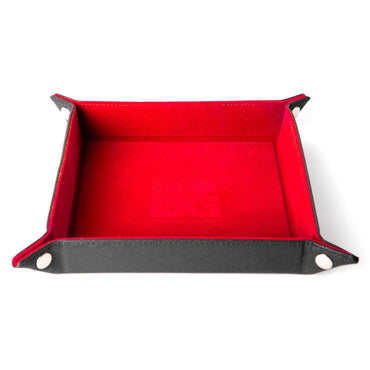 Metallic Dice Games: Dice Tray Red