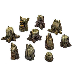Small Tree Stumps - 3D printed set