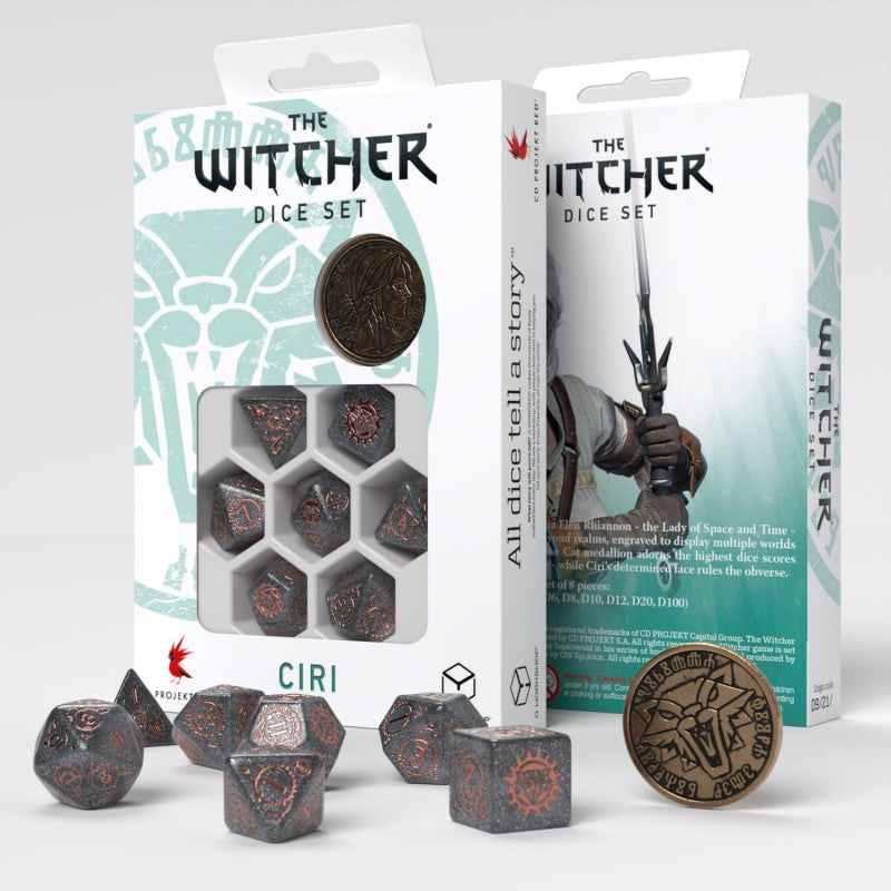 Q Workshop The Witcher: Ciri RPG Dice Set Elder Blood