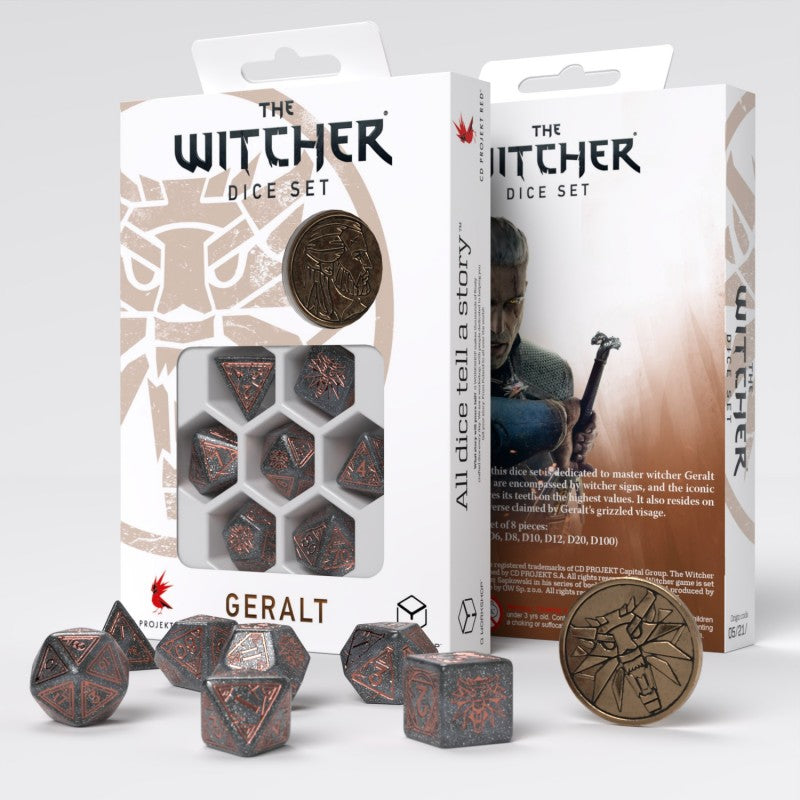 Q Workshop The Witcher: Geralt RPG Dice Set Price of Neutrality