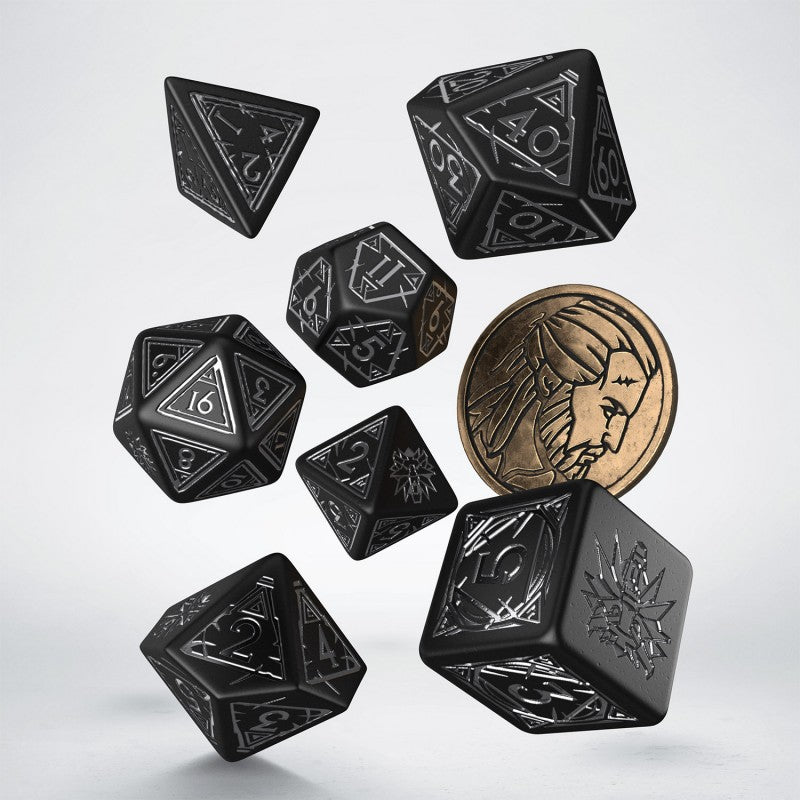 Q Workshop The Witcher: Geralt RPG Dice Set The Silver Sword