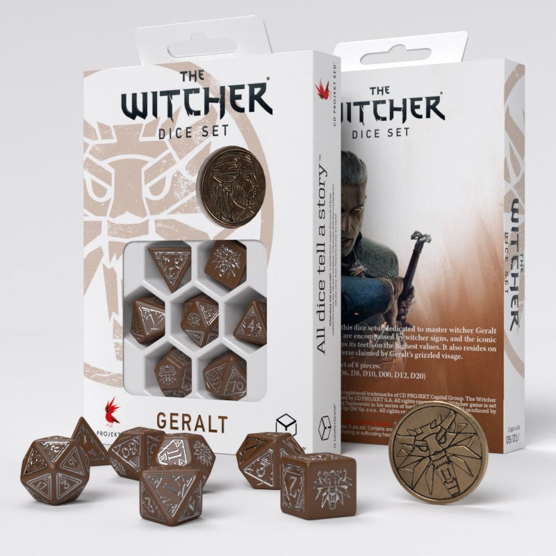 Q Workshop The Witcher: Geralt RPG Dice Set Roach's Companion