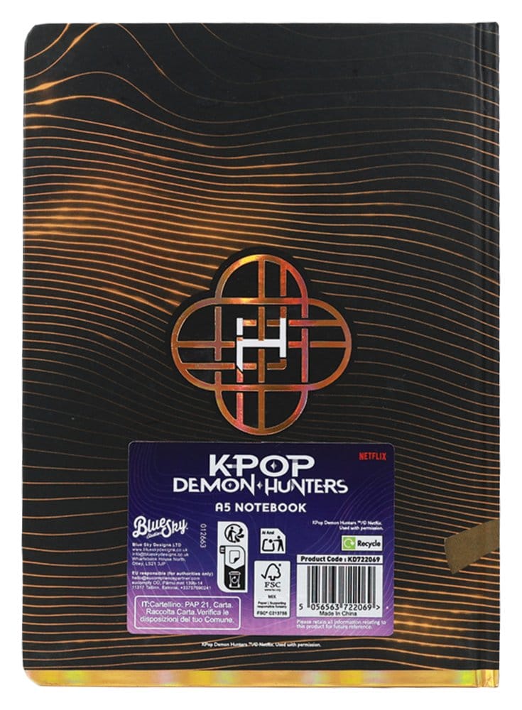 K-Pop Demon: Golden Notebook A5