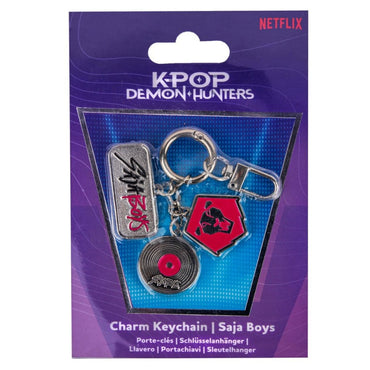K-Pop Demon Hunters: Saja Boys Charm Keychain