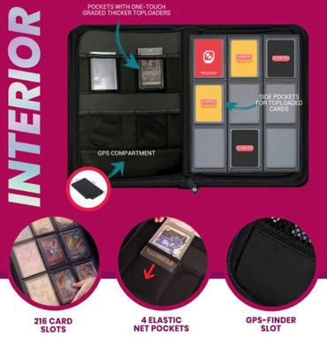 Evoretro: Shield+ Toploader Binder 18-Pocket Purple