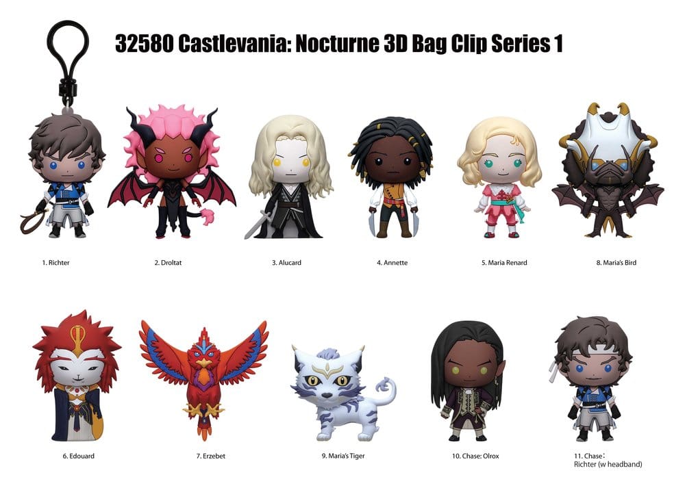 Castlevania: Nocturne Bag Clip Mystery Capsule
