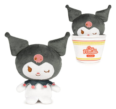 Hello Kitty Plush: Cup Noodles Kuromi 16cm