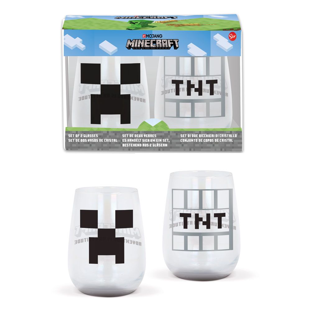 Minecraft: Minecraft Crystal Glasses (2-Pack)