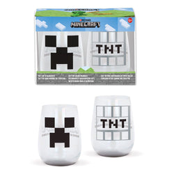 Minecraft: Minecraft Crystal Glasses (2-Pack)