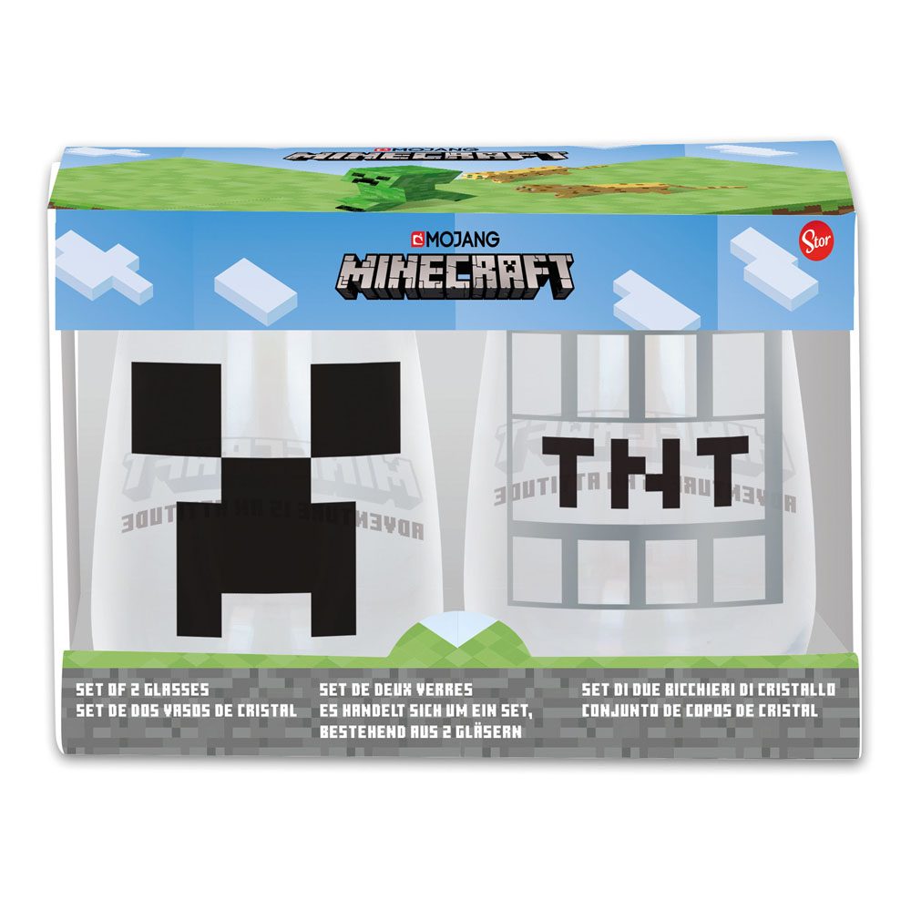 Minecraft: Minecraft Crystal Glasses (2-Pack)