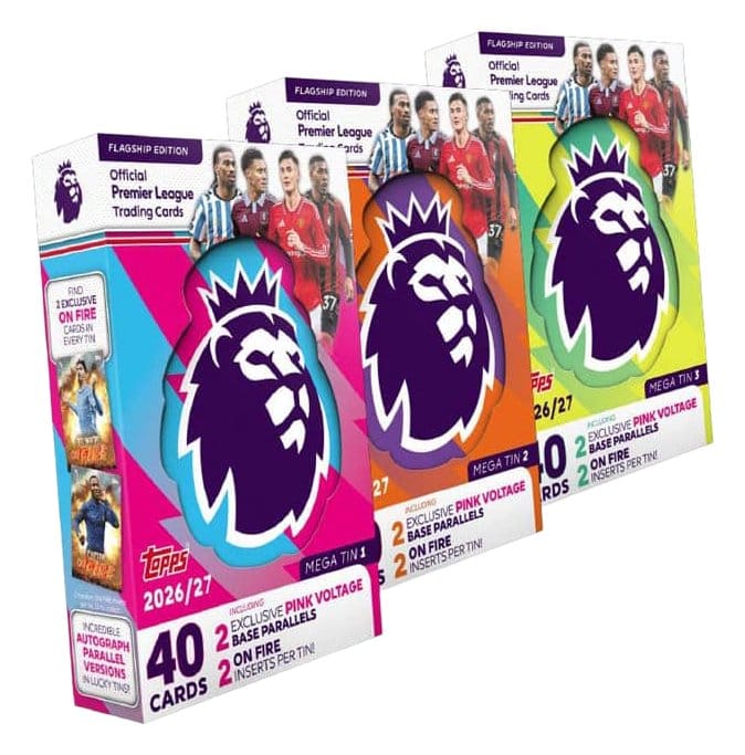 Topps: Premier League 2026/2027 Trading Cards Mega Tin