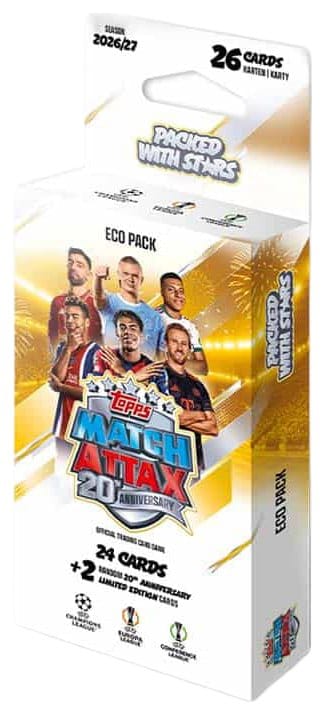 Topps: UEFA Club Competition Match Attax 2026/27 Trading Cards Eco Pack