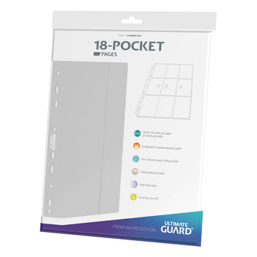 Ultimate Guard: 18-Pocket Side-Loading Pages (10) White