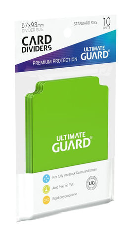 Ultimate Guard Card Dividers Light Green