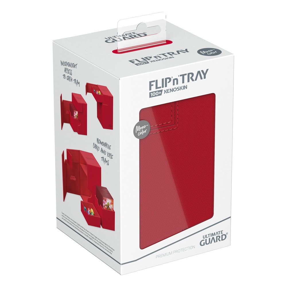 Ultimate Guard Flip'n'Tray 100+ Xenoskin Monocolor Red