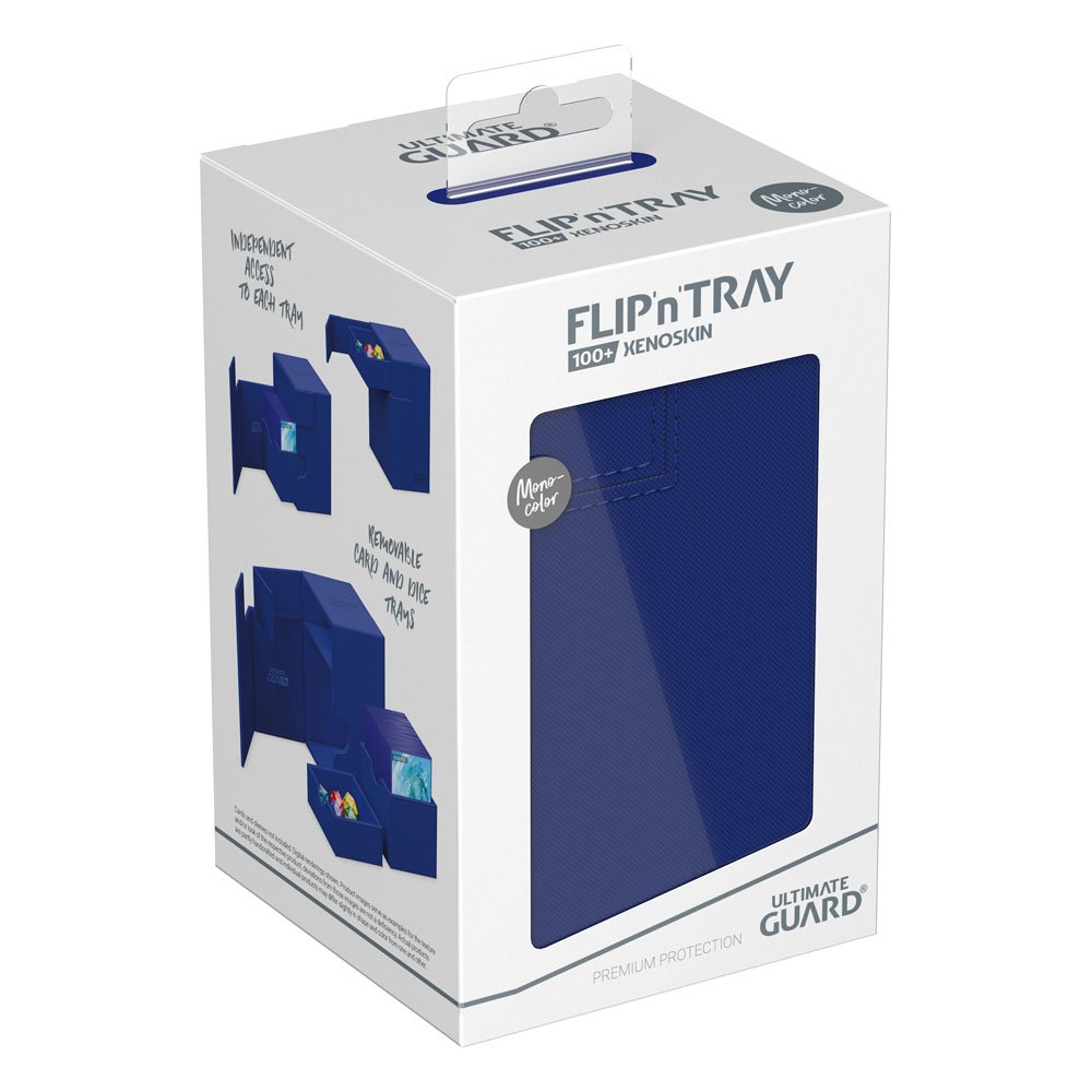 Ultimate Guard Flip'n'Tray 100+ Xenoskin Monocolor Blue