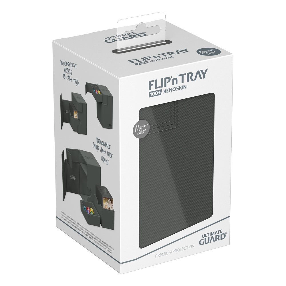 Ultimate Guard Flip'n'Tray 100+ Xenoskin Monocolor Grey