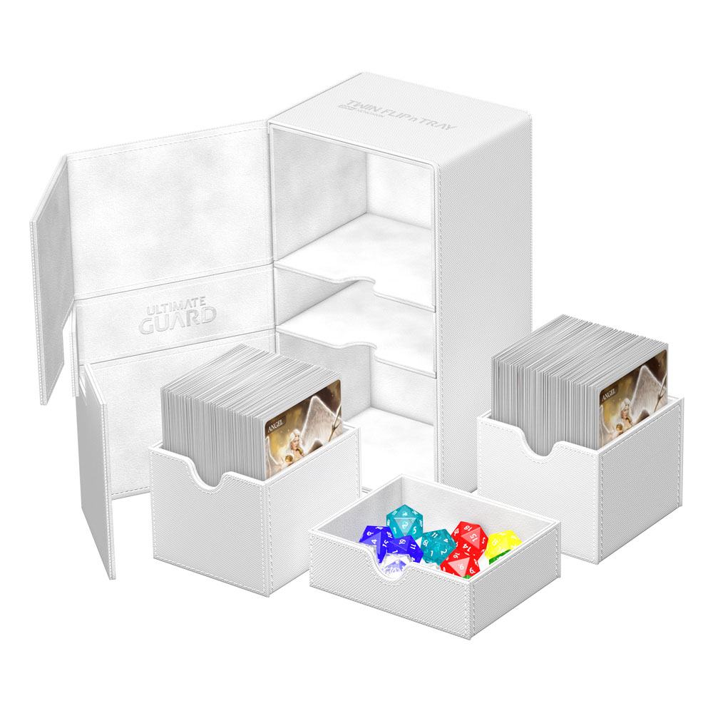 Ultimate Guard Twin Flip'n'Tray 200+ Xenoskin Monocolor White