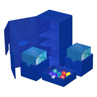 Ultimate Guard Twin Flip'n'Tray 200+ Xenoskin Monocolor Blue