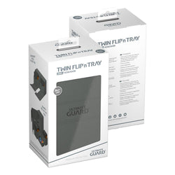 Ultimate Guard Twin Flip'n'Tray 200+ Xenoskin Monocolor Grey