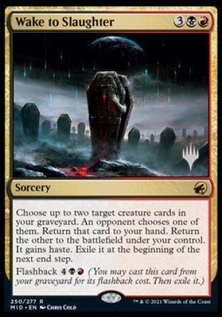 Wake to Slaughter (Promo Pack) [Innistrad: Midnight Hunt Promos]