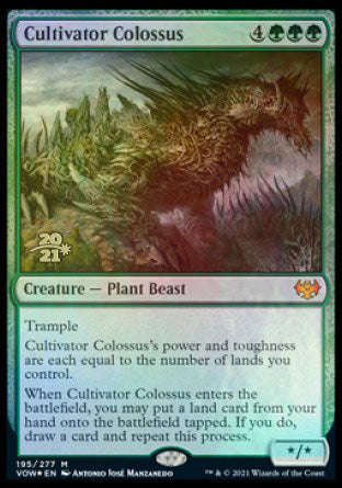 Cultivator Colossus [Innistrad: Crimson Vow Prerelease Promos]