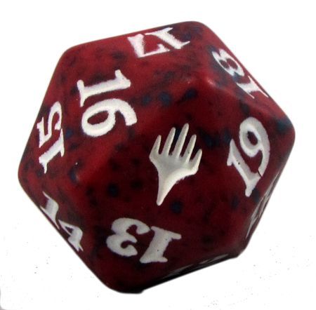 D20 Dice Random Colored Spindown Life Counter