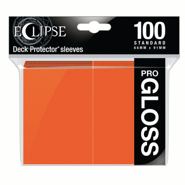 Ultra Pro Eclipse Standard Size - Gloss Pumpkin Orange