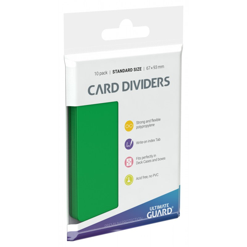 Ultimate Guard Card Dividers Green