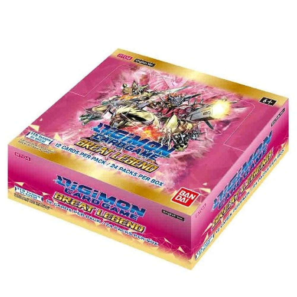 Digimon Card Game - Great Legend Booster Box BT04 (24 Packs)