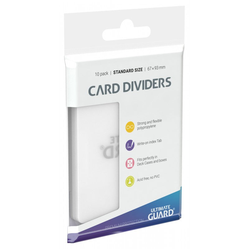Ultimate Guard Card Dividers Transparent