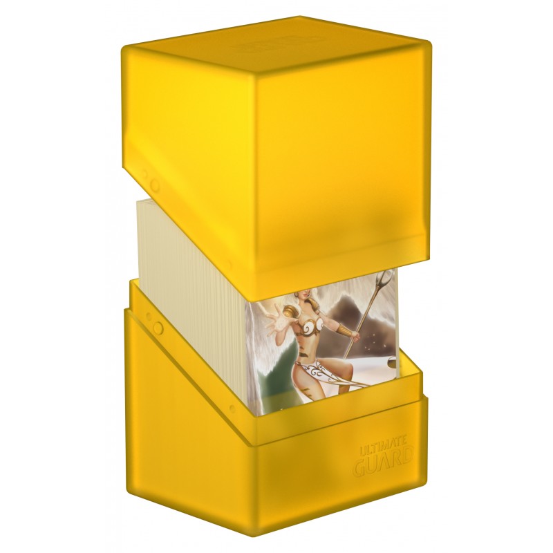 Ultimate Guard Boulder 80+ Deck Case Amber