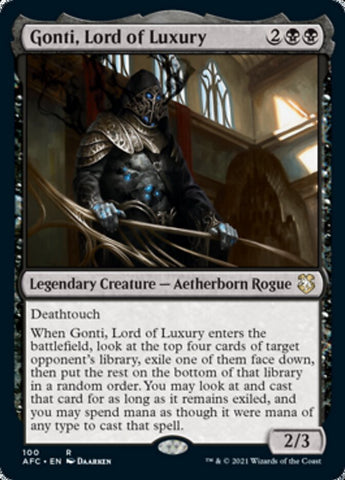 Gonti, Lord of Luxury [Dungeons & Dragons: Adventures in the Forgotten Realms Commander]
