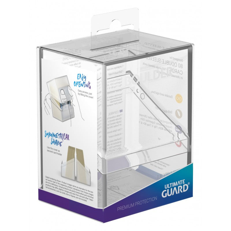 Ultimate Guard Boulder 80+ Deck Case Clear