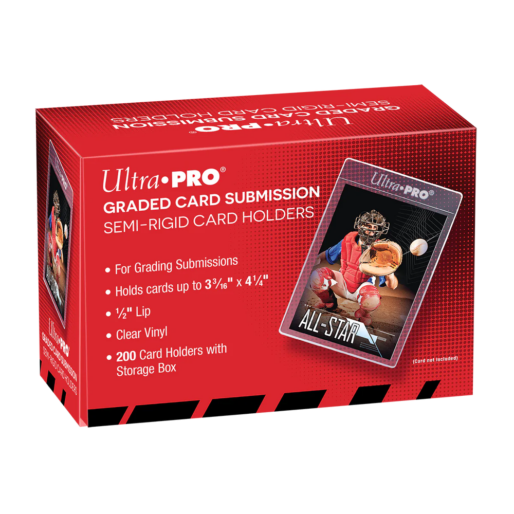 Ultra Pro -  1/2" Lip Semi-Rigid Tall Card Holders (200ct)