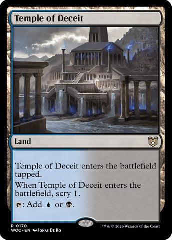 Temple of Deceit [Wilds of Eldraine Commander]