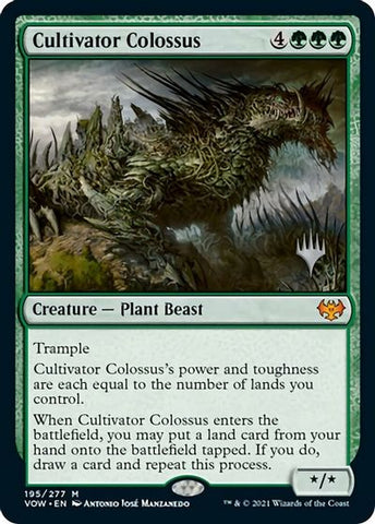 Cultivator Colossus (Promo Pack) [Innistrad: Crimson Vow Promos]