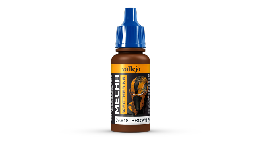 Vallejo Mecha Weathering Brown Engine Soot (Matt) 69818