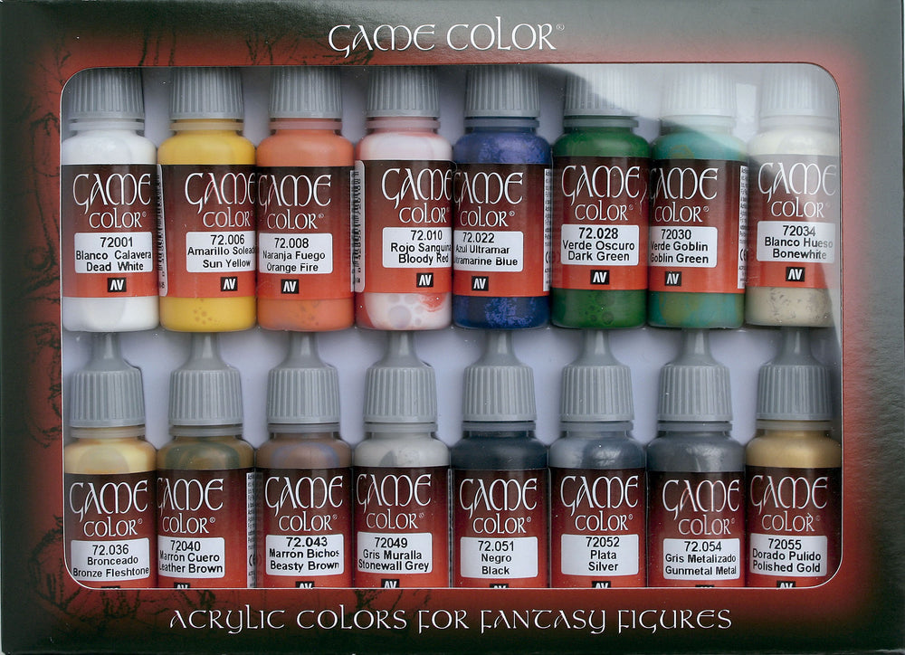 Vallejo Game Color Paint Basic set (16pcs)