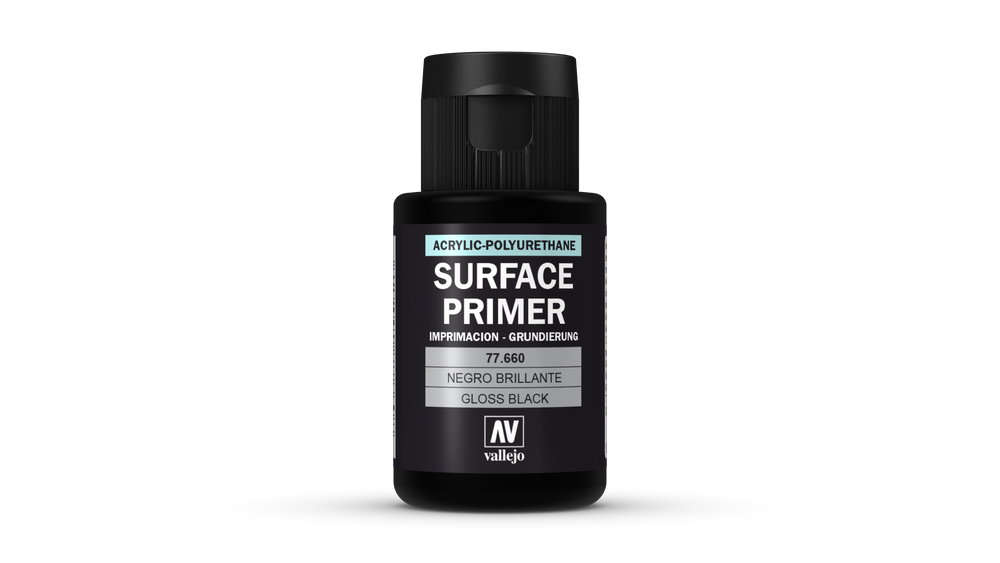 Vallejo Surface Primer Gloss Black 32ml 77660