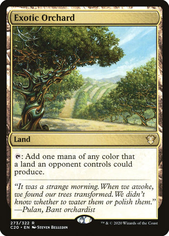 Exotic Orchard [Commander 2020]