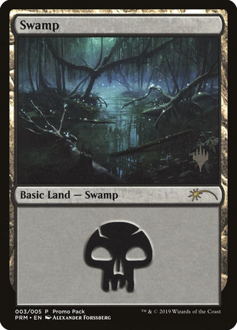 Swamp (3) [Core Set 2020 Promo Pack]