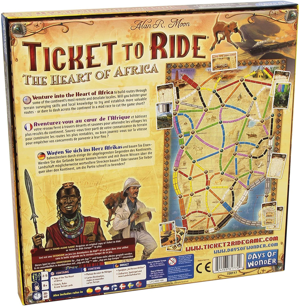 Ticket to Ride Map Collection: Volume 3 – The Heart of Africa