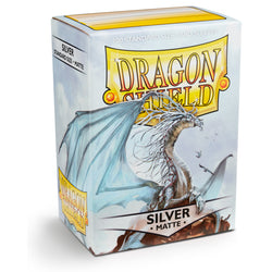 Dragon Shield Standard Size - Matte Silver 100pc