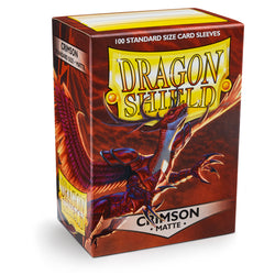 Dragon Shield Standard Size - Matte Crimson 100pc