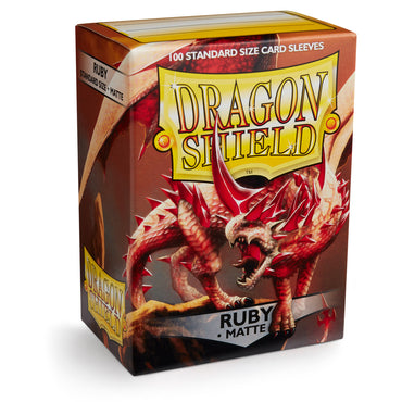 Dragon Shield Standard Size - Matte Ruby 100pc