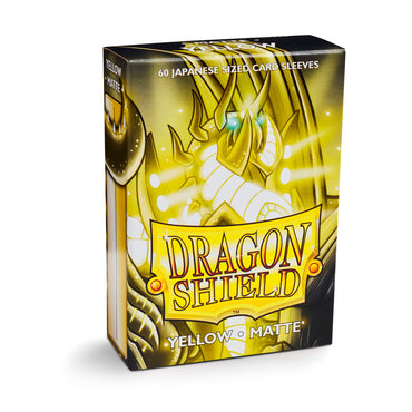 Dragon Shield Japanese Size - Matte Yellow 60pc
