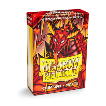 Dragon Shield Japanese Size - Matte Crimson 60pc