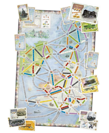 Ticket to Ride Map Collection: Volume 5  – United Kingdom & Pennsylvania