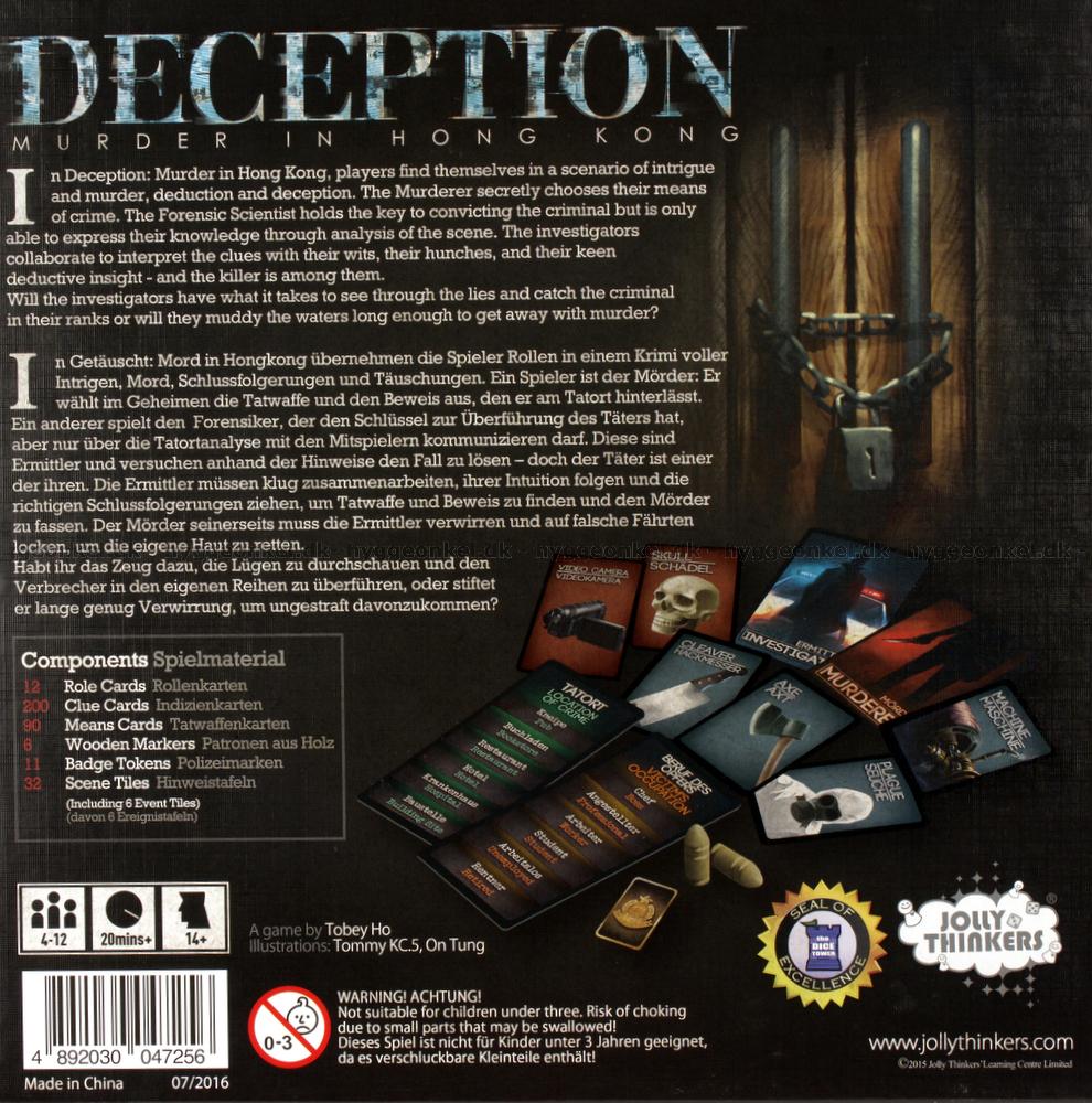 Deception Murder in Hong Kong